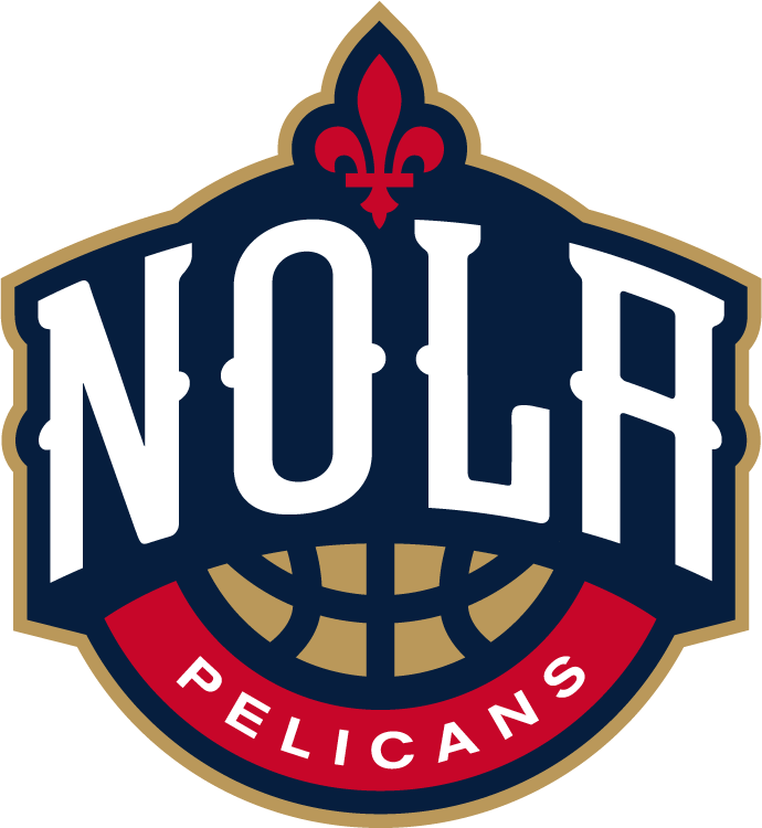New Orleans Pelicans 2013-Pres Secondary Logo v3 DIY iron on transfer (heat transfer)